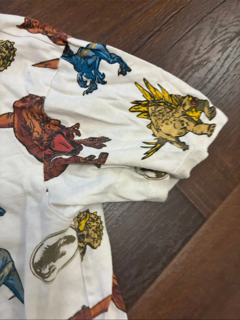 Jurassic World 2 Piece Dinosaur Shirt & Shorts Set Sz 10-12 100% Cotton